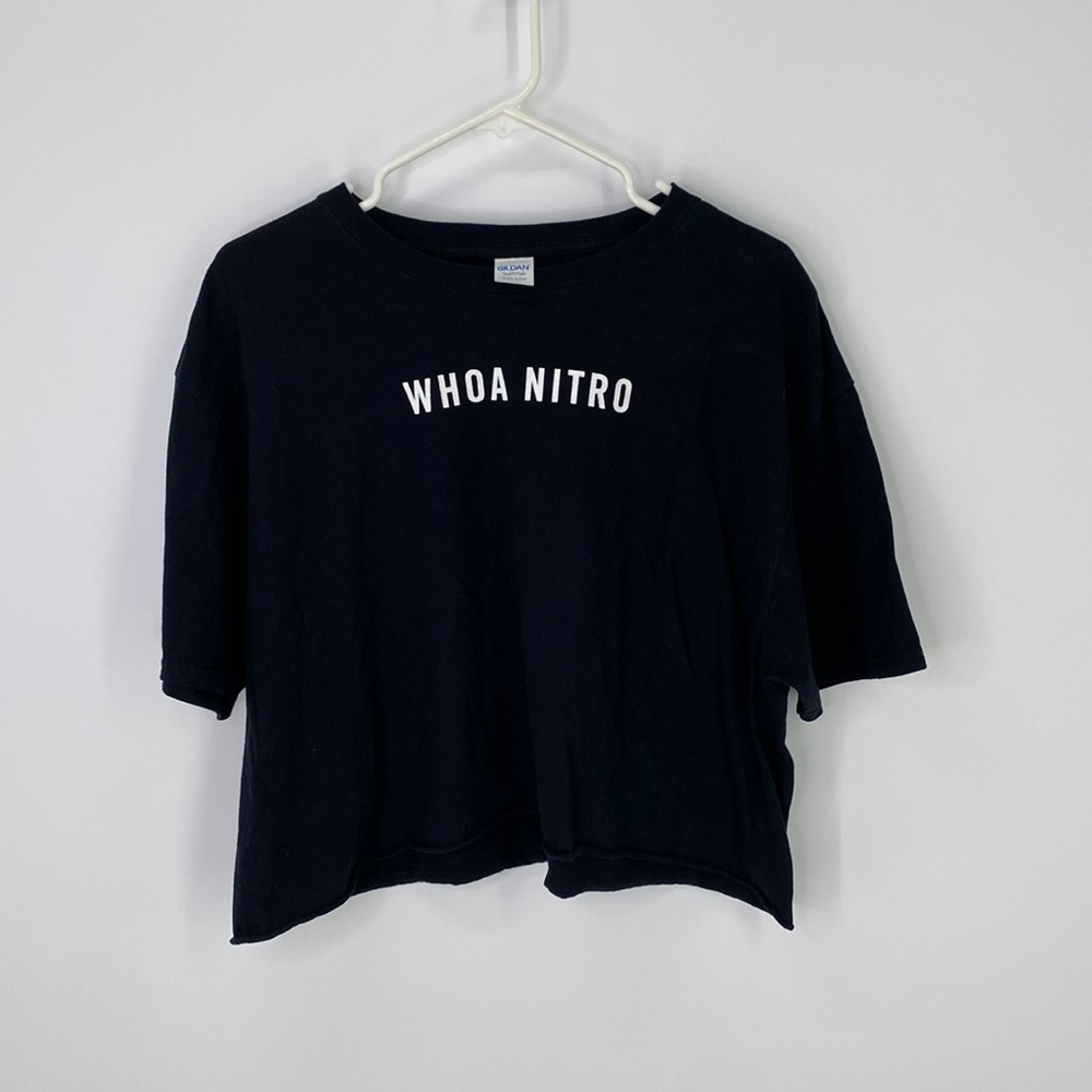 Starbucks "Woah Nitro" Crop Top Womens XL